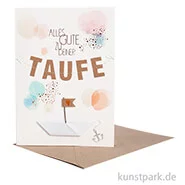 Artikelbild des Artikels “Good old friends - Taufkarte, Boot, Girlande “