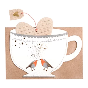 Artikelbild des Artikels “Good old friends - Teetassenkarte, Warmest wishes “