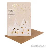 Artikelbild des Artikels “Good old friends - Winter Silhouetten Karte, Frohe Weihnachten “