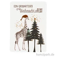 Artikelbild des Artikels “Good old friends - Winterwelt Postkarte, Giraffe “