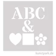 Artikelbild des Artikels “Grafische Schablonen 30er Set - Alphabet A-Z, Größe 62x74 mm “