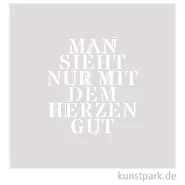 Artikelbild des Artikels “Grafische Schablonen - Man sieht nur, Größe 82x86 mm “