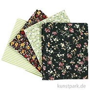Artikelbild des Artikels “Grüner Patchwork-Stoff im Set, Größe 45x55 cm, 4 Stück “