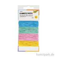 Artikelbild des Artikels “Gummischnüre in Pastellfarben, je 5 Meter, 4er Set “