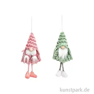 Artikelbild des Artikels “Hänger Wichtel aus Textil, Grün / Pink, Sortiert, 9 x 20 x 4 cm “