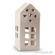 Artikelbild des Artikels “Häuschen als Teelichthalter aus Terracotta, Höhe 16 cm “