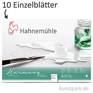Artikelbild des Artikels “Hahnemühle HARMONY Aquarell Papier, 10 Einzelblatt, 300g - satiniert “