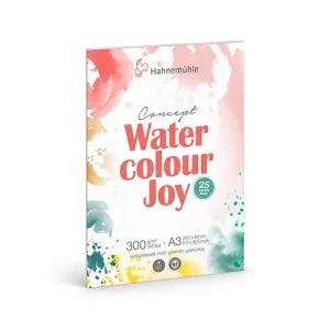 Artikelbild des Artikels “Hahnemühle Aquarellpapier, Concept Watercolour Joy, 25 Blatt, 300g, A3 “