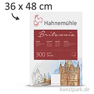 Artikelbild des Artikels “Hahnemühle BRITANNIA Aquarellblock, 12 Blatt, 300g satiniert 36 x 48 cm“