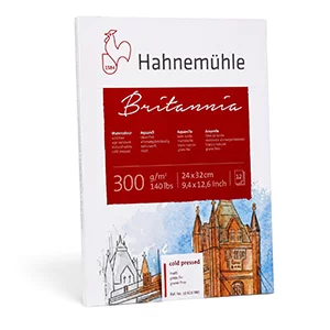 Artikelbild des Artikels “Hahnemühle BRITANNIA Aquarellblock, 12 Blatt, 300g matt 24 x 32 cm“