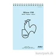 Artikelbild des Artikels “Hahnemühle SKIZZE 190, 1584 Skizzenblock, 50 Blatt, 190g, spiral DIN A2“