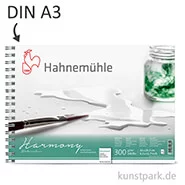 Artikelbild des Artikels “Hahnemühle HARMONY Aquarell Papier Spiralblock, 12 Blatt, 300g - satiniert DIN A3“