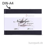 Artikelbild des Artikels “Hahnemühle NOSTALGIE Skizzenbuch, 40 Blatt, 190g DIN A4 (quer)“