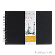 Artikelbild des Artikels “Hahnemühle Skizzenbuch D&S, 80 Seiten, 140g, schwarz, spiral DIN A4 (quer)“
