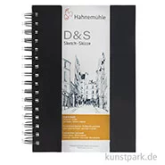 Artikelbild des Artikels “Hahnemühle Skizzenbuch D&S, 80 Seiten, 140g, schwarz, spiral “