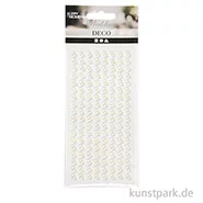 Artikelbild des Artikels “Halbperlen in Perlmuttoptik, 144 Stück, selbstklebend - weiß “