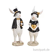 Artikelbild des Artikels “Hase Mann / Frau aus Poly, Schwarz, Sortiert, 10 x 12 x 32 cm “