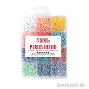 Artikelbild des Artikels “Heishi Perlen - 12 Pastellfarben, 1750 Stück “