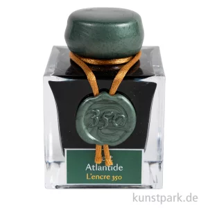 Artikelbild des Artikels “HERBIN Tinte 350 mit Gold- und Silberschimmer - Vert Atlantide, 50 ml “