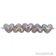 Artikelbild des Artikels “Herz Perlen Holographisch, Grau, 17 x 15 x 9 mm, 12 Stück “