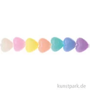 Artikelbild des Artikels “Herz Perlen, Pastell, Mini, 8x9x5 mm, 70 Stück “