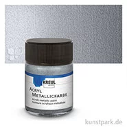 Artikelbild des Artikels “KREUL Acryl Metallicfarbe 50 ml | Silber“
