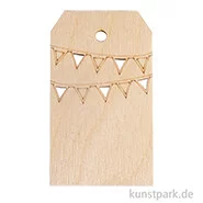 Artikelbild des Artikels “Holz Anhänger - Girlande, 4,8 x 8,2 cm “