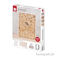 Artikelbild des Artikels “Holz-Gästebuch mit Herzen, zum Stellen, 35x26x4 cm “