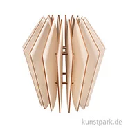 Artikelbild des Artikels “Holz Lamellenlampe - Kopenhagen, 22 x 22 x 23,5 cm “