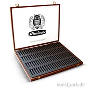 Artikelbild des Artikels “Schmincke Holz-Leerkasten dunkel - für 100 Pastell-Stifte “