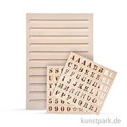 Artikelbild des Artikels “Holz Letterboard - mit 96 Buchstaben “