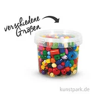 Artikelbild des Artikels “Holz-Perlen Mix bunt, 4-16 mm “