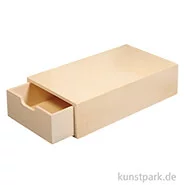 Artikelbild des Artikels “Holz Schatulle mit ausziehbarem Innenfach, 20 x 10 x 5 cm “