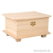 Artikelbild des Artikels “Holz Schatulle, Natur, 10,5 x 19 x 13,5 cm “