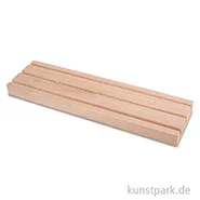 Artikelbild des Artikels “Holz Setzleiste mit 3 Rillen,18x3,5 cm “