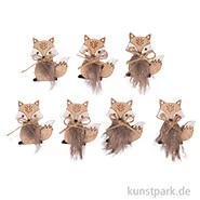 Artikelbild des Artikels “Holz Streuteile Fuchs mit Klebepunkt, 3,5 x 4 cm, 7 Stück “