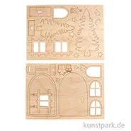 Artikelbild des Artikels “Holz Wichteltür Nisse, Natur, 26-teiliges Set “