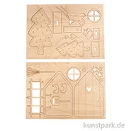 Artikelbild des Artikels “Holz Wichteltür Tomte, Natur, 24-teiliges Set “