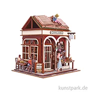 Artikelbild des Artikels “Holzbausatz 3D, Miniatur Buchladen, Book Store “