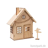 Artikelbild des Artikels “Holzbausatz Wichtelhaus, Natur, 13,5 x 6,5 x 17,5 cm “