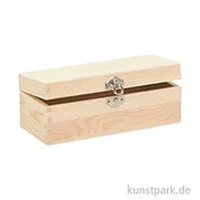 Artikelbild des Artikels “Holzbox - Rechteckig, länglich 20 x 8,5 x 7,5 cm (Außenmaß)“