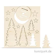 Artikelbild des Artikels “Holzfiguren zum Aufstellen - Weihnachtsbäume, 20x17,5 cm “