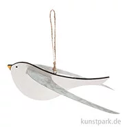 Artikelbild des Artikels “Holzhänger Möwe mit Metall-Flügel, Groß, Weiß, 18 x 8,5 x 5 cm “