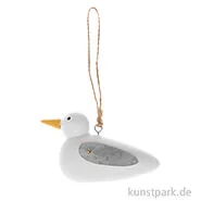 Artikelbild des Artikels “Holzhänger Möwe mit Metall-Flügel, Klein, Weiß, 9 x 4,5 x 4 cm “