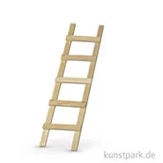 Artikelbild des Artikels “Mini Holzleiter 5 Sprossen, 13,5 cm, 1 Stück “