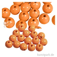 Artikelbild des Artikels “Holzperlen Farbig, Poliert, Durchmesser 10 mm, 52 Stück Farbe | Orange“