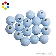 Artikelbild des Artikels “Holzperlen Farbig, Poliert, Durchmesser 10 mm, 52 Stück “