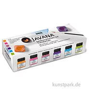 Artikelbild des Artikels “KREUL Javana Seidenmalfarben-Set - Trendfarben mit 6  x 20 ml und Zubehör “