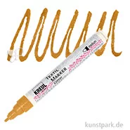 Artikelbild des Artikels “KREUL Textil Marker Glitter medium Stift | Gold“