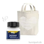 Artikelbild des Artikels “KREUL Javana Stoffmalfarbe für helle und dunkle Stoffe 20 ml | Weiss“
